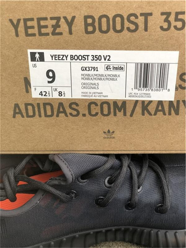 PK God adidas Yeezy Boost 350 V2 “BLACK”3791 Retail materials ready to ship